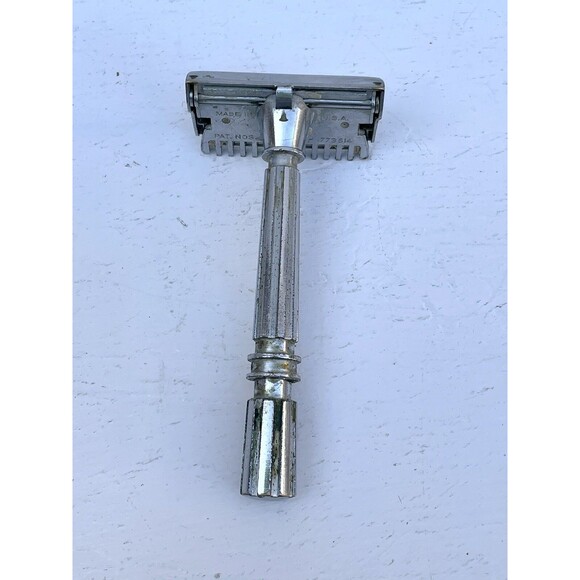 Vintage Eversharp Schick Injector Safety Razor w/ Blade Dispenser Retro Shaving - Picture 9 of 15